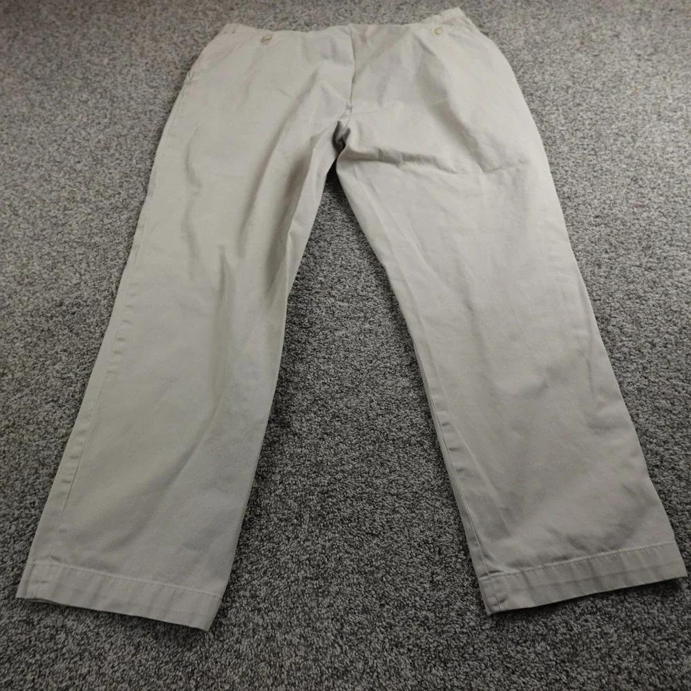 VTG Polo Ralph Lauren Pants Mens 40X32 Beige‎ Prospect Chino Trouser Golf Preppy